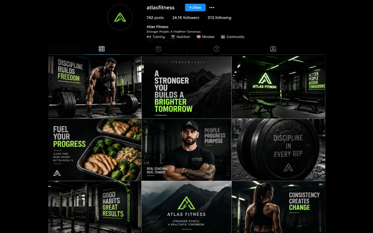 Atlas Fitness website template